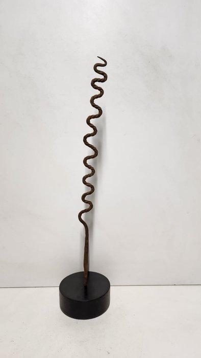 Primitive munt en smeedijzeren - Mumuyé - Nigeria (Zonder, Antiek en Kunst, Kunst | Niet-Westerse kunst