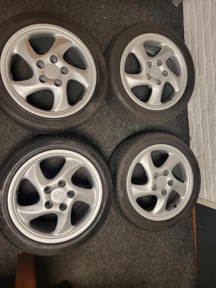 Cup 3 velgen Porsche 944 tm 1986, Auto-onderdelen, Banden en Velgen, 17 inch, Zomerbanden, 255 mm, Personenwagen, Gebruikt, Banden en Velgen