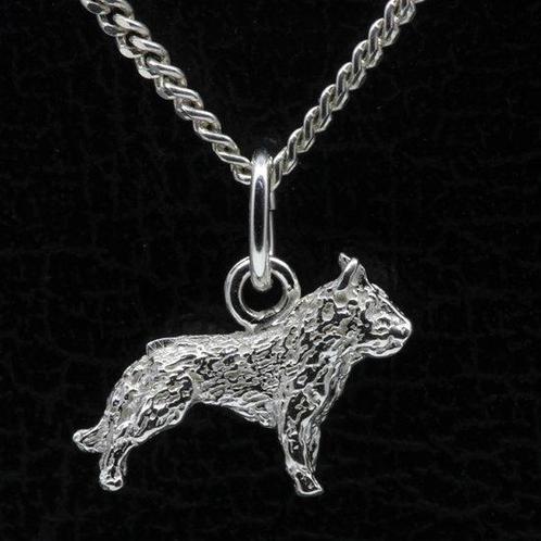 Zilveren Laekense herder ketting hanger - klein, Sieraden, Tassen en Uiterlijk, Kettinghangers, Verzenden