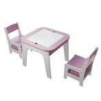 Kinderzitgroep Milou - Met 2 stoelen en 1 tafel - Roze, Kinderen en Baby's, Kinderkamer | Tafels en Stoelen, Verzenden, Nieuw