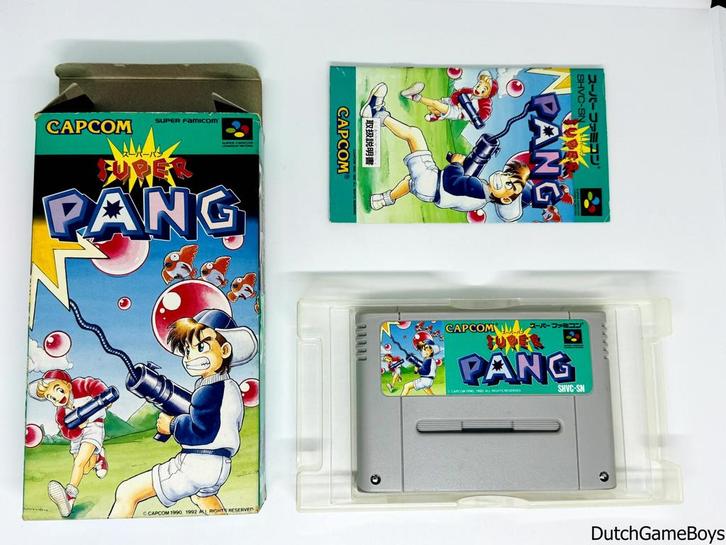 Super Famicom - Super Pang, Spelcomputers en Games, Games | Nintendo Super NES, Gebruikt, Verzenden