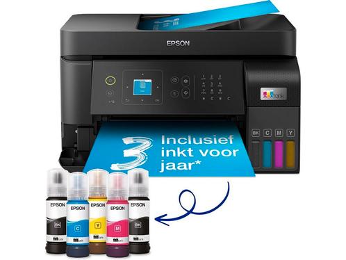 Epson EcoTank ET-4810 - All-In-One Printer - Inclusief tot 3, Computers en Software, Printers, Zo goed als nieuw, Verzenden