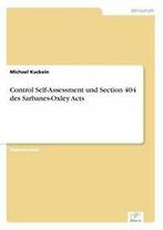Control Self-Assessment und Section 404 des Sar. Kuckein,, Michael Kuckein, Zo goed als nieuw, Verzenden