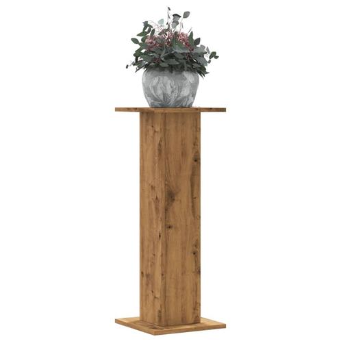 vidaXL Plantenstandaards 2 st 30x30x80 cm hout artisanaal, Tuin en Terras, Overige Tuin en Terras, Nieuw, Verzenden