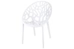 Siesta Crystal stapelbare stoel - Wit, Tuin en Terras, Nieuw, Overige materialen, Verzenden