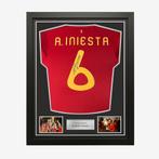 Andrés Iniesta Signed & Framed Spain 2020 Football Shirt, Ophalen of Verzenden, Nieuw