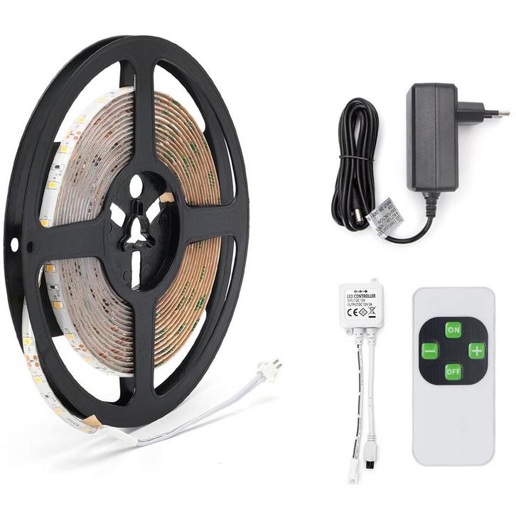 LED Strip Set - Aigi Stippi - 5 Meter - 2835-60 - Warm Wit, Huis en Inrichting, Lampen | Overige, Nieuw, Ophalen of Verzenden