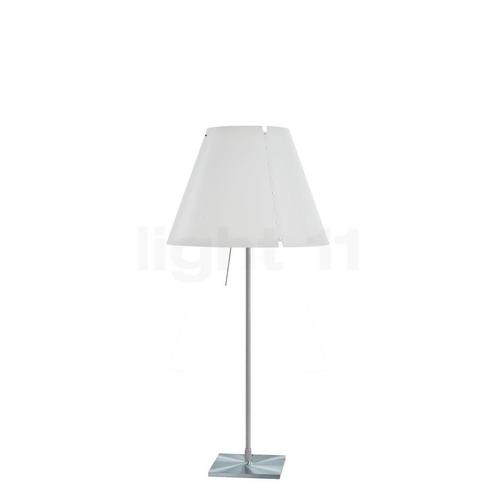 Luceplan Costanza Tafellamp, lampenkap wit/frame aluminium -, Huis en Inrichting, Lampen | Tafellampen, Nieuw, Verzenden
