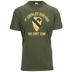 T-shirt 1st Cavalry Division-5 XL NIEUW, Kleding | Heren, T-shirts, Ophalen of Verzenden, Nieuw, Groen
