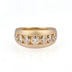 Ring - 14 karaat Geel goud - 0.75ct. tw. Diamant, Nieuw
