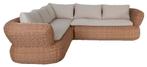 Hoek Loungeset - Belva - Wicker - The Outsider, Tuin en Terras, Tuinsets en Loungesets, Verzenden, Nieuw