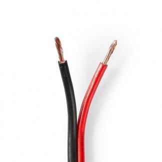 Luidsprekerkabel op rol | 25 meter (2.5 mm², Zwart), Audio, Tv en Foto, Audiokabels en Televisiekabels, Nieuw, Verzenden