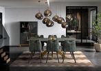 Complete meubelset Simba teak zwart/goud NIEUW!!, Huis en Inrichting, Complete inboedels, Ophalen of Verzenden