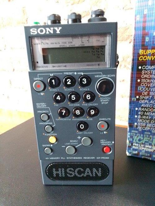 Sony - ICF-PRO80 Wereldradio, Audio, Tv en Foto, Radio's