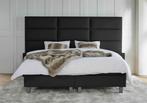 ACTIE! Boxspring Lissabon 140 200 Zwart, Verzenden, Zwart, Nieuw, 140 cm