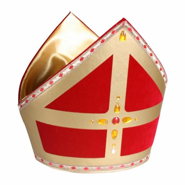 Kokermijter Model Stefan Fluweel TV, Diversen, Sinterklaas, Verzenden