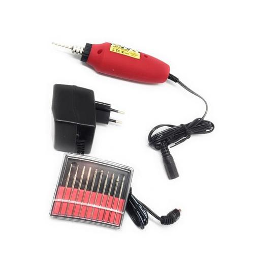 Graveerpen, complete set met 10 freesjes, Doe-het-zelf en Verbouw, Gereedschap | Handgereedschap, Nieuw, Ophalen of Verzenden