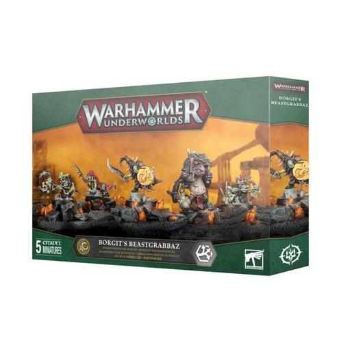 Warhammer underworlds Borgits Beastgrabbaz (Warhammer Age of, Hobby en Vrije tijd, Wargaming, Nieuw, Ophalen of Verzenden