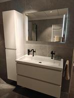 Showmodel badmeubel 100cm greeploos wit glans - 0014, Ophalen, Nieuw, Wastafelkast