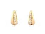 Oorbellen - 14 karaat Geel goud - 0.36ct. tw. Diamant, Nieuw