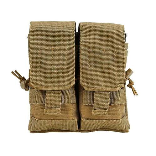 Munitie tas Airsoft dubbel magazijn - Diverse kleuren, Sport en Fitness, Schietsport-accessoires, Nieuw, Verzenden