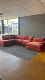 U Bank Gent rood oranje sofa hoekbank 4 delig elementen, Huis en Inrichting, Banken | Complete zithoeken, Ophalen, Nieuw, Stof