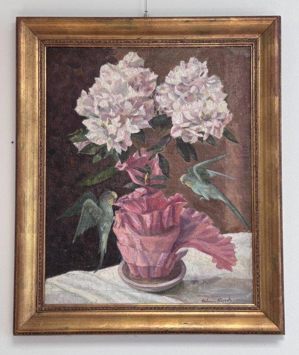 Helene Kirsch (1908-2004) - Stilleben mit Vögel, Antiek en Kunst, Kunst | Schilderijen | Klassiek
