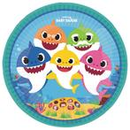 Feestbordjes Baby Shark (8st), Ophalen of Verzenden, Nieuw