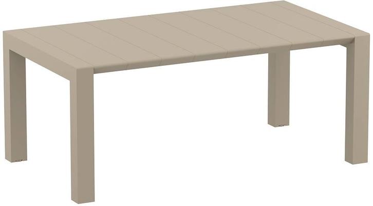 Tuintafel - Vegas Medium - Taupe - Uitschuifbaar 180/220 cm, Tuin en Terras, Tuintafels, Verzenden