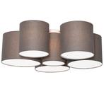 Moderne plafondlamp taupe 6-lichts - Multidrum, Huis en Inrichting, Lampen | Plafondlampen, Nieuw, Overige materialen, Modern