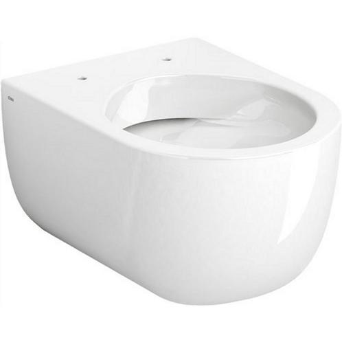 Wandtoilet Clou Hammock 49cm Randloos Keramiek Glans Wit, Doe-het-zelf en Verbouw, Sanitair, Overige typen, Nieuw, Ophalen of Verzenden