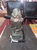 Juan Clara - Juan Clara - Reliëf, Nina con Pero - 27 cm -, Antiek en Kunst