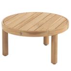 Finn salontafel teak 60 cm rond 4 Seasons Outdoor, Ophalen of Verzenden, Nieuw, Teakhout