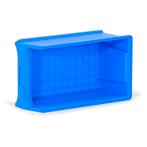 Magazijnbak kunststof met grijpopening stapelbaar, Ophalen of Verzenden