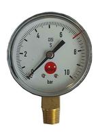 Drukmeter manometer 0-10 bar, Verzenden