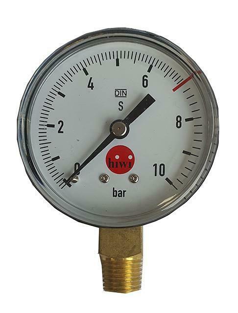 Drukmeter manometer 0-10 bar, Zakelijke goederen, Horeca | Overige, Verzenden