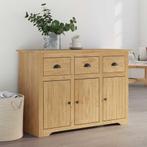 vidaXL Dressoir BODO Honingbruin 115,5 x 44 x 80 cm Bewerkt, 100 tot 150 cm, Verzenden, Nieuw, 25 tot 50 cm