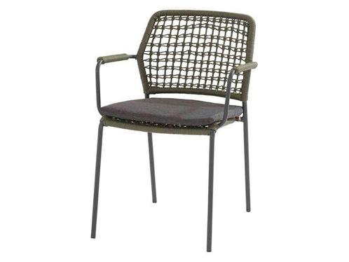 Taste by 4so barista stapelbare tuinstoel rope groen, Tuin en Terras, Tuinsets en Loungesets, Tuinset, Stoel, Nieuw, Overige materialen