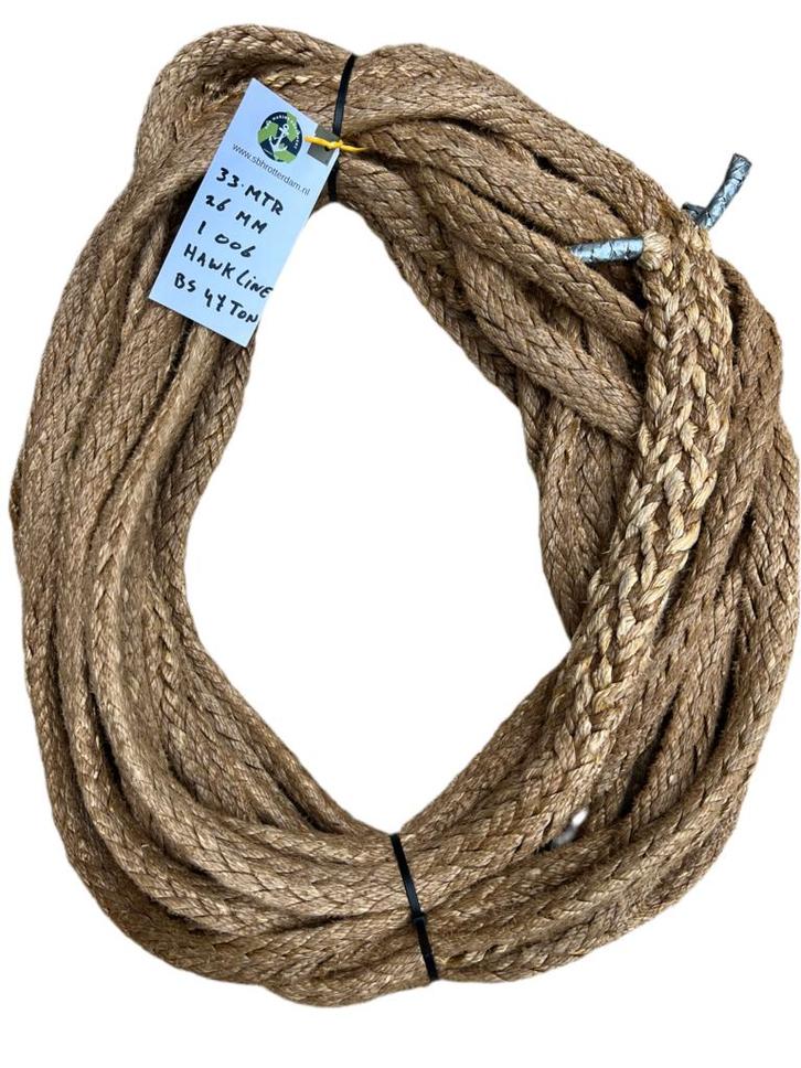 Hawk-Line Touw UHMWPE 33MTR 26MM 47Ton meerlijn Dyneema a..., Watersport en Boten, Accessoires en Onderhoud, Nieuw, Verzenden