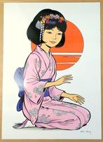 Leloup, Roger - 1 Offset Print - Yoko Tsuno - Kimono Rose, Nieuw