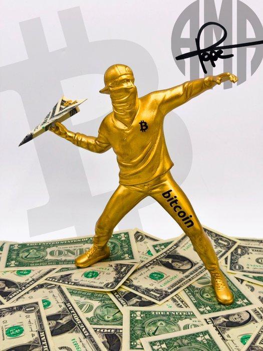 AMA • Pope (1985) - Inflationproof Bitcoin - Bitcoin &, Antiek en Kunst, Kunst | Designobjecten