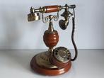 Analoge telefoon - Hout, Messing - Antiek, exclusief,, Antiek en Kunst