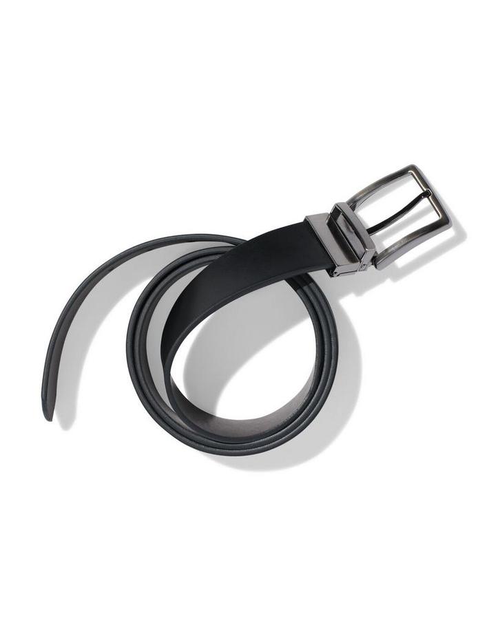menclothing Omkeerbare mannenriem 3.5cm zwart, Kleding | Heren, Riemen en Ceinturen, Nieuw, Verzenden
