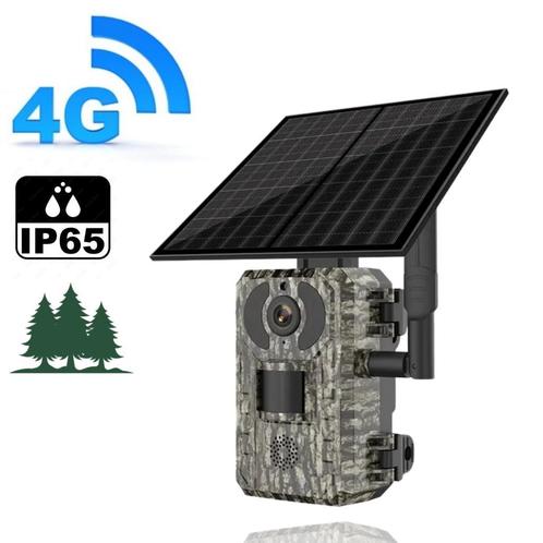 Activ24™ 4G Trail Camera Solar - Wildlife - incl. 64gb SD, Audio, Tv en Foto, Videobewaking, Buitencamera, Nieuw, Verzenden