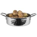 GGM Gastro | (6 stuks) Serveerschaal - MUMBAI - Roestvrij |, Huis en Inrichting, Verzenden, Nieuw