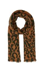 ONLY sjaal met panterprint bruin (Sjaals, Mooi & Gezond), Sieraden, Tassen en Uiterlijk, Uiterlijk | Lichaamsverzorging, Nieuw
