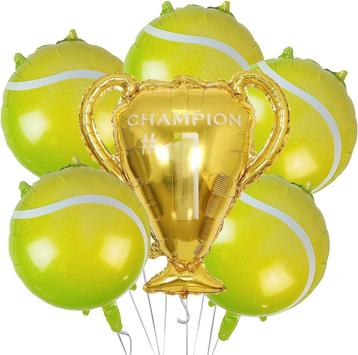 Tennis Champion folie ballonnen set 6-delig beschikbaar voor biedingen