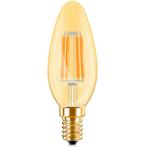 Voordeelpak 10x LED Lamp E14 Kaars Filament - Brinton -, Led-lamp, Soft of Flame, E14 (klein), Nieuw