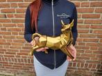 Beeld, Ceramic Bull Gold - 26.5 cm - Keramiek, Antiek en Kunst