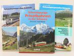 Set van 3 spoorwegboeken Zwitserse smalspoor - Hardcover..., Ophalen of Verzenden, Gebruikt